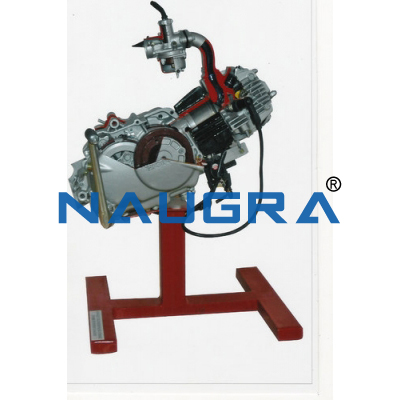 Cut sectional model of four stroke single Cylinder engine assembly