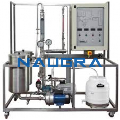 Manual Continuous Reaction Pilot Plant With Continuous Stirred Tank Reactor