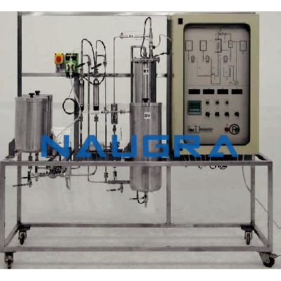 Manual Stirred Continuous Reaction Pilot Plant With Reactors In Series