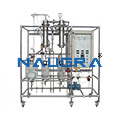 Single Effect Falling Film Evaporation Pilot Plant