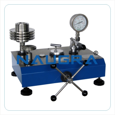 Dead Weight Pressure Gauge Calibrator Tester